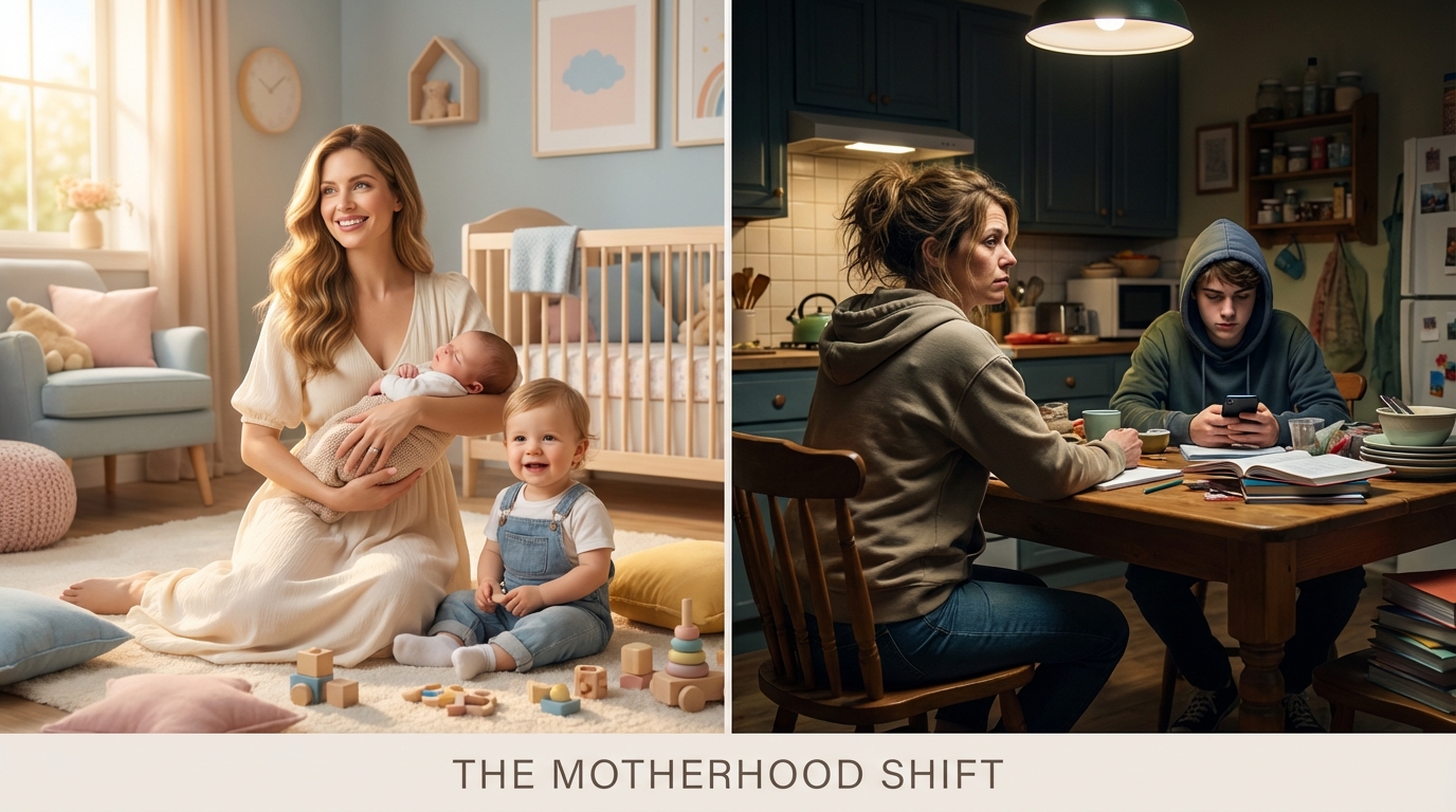 ani de zile am încercat să fiu o mamă perfectă ca cele de pe instagram, dar experiența adolescenței copiilor mei mi-a arătat adevărata realitate a maternității.