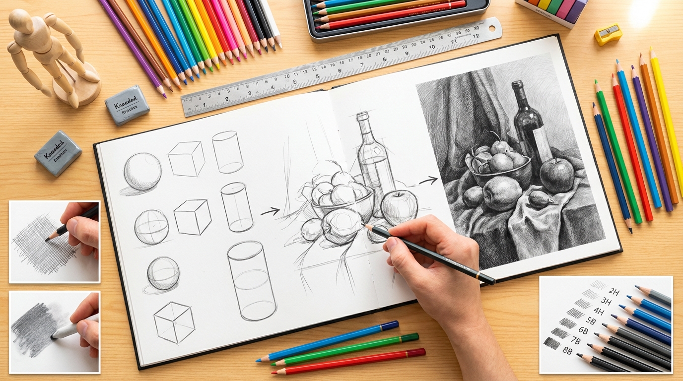 descoperă ghidul pas cu pas pentru a începe să desenezi, chiar dacă ești începător. sfaturi practice și tehnici ușor de urmat pentru a-ți dezvolta creativitatea.