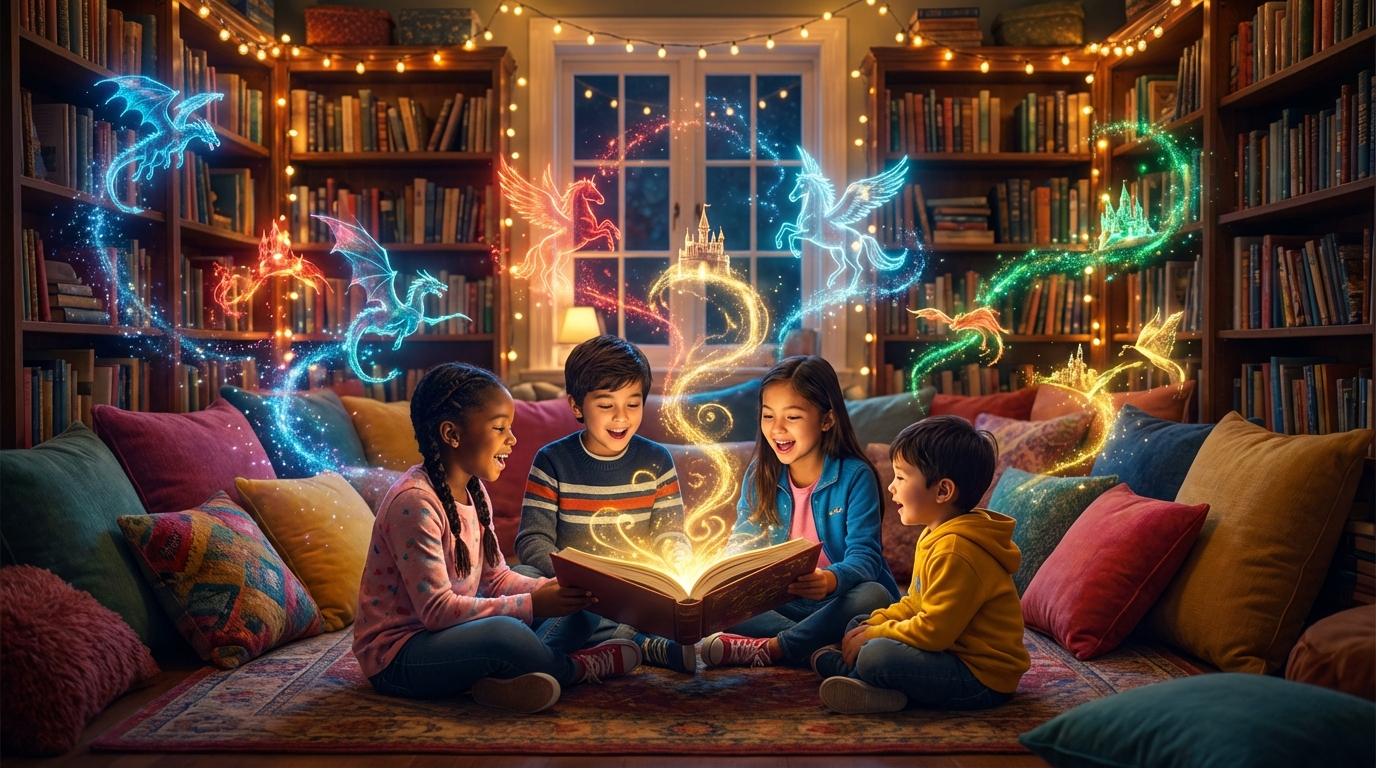 descoperă lecturi captivante care stimulează imaginația copiilor, dezvoltând creativitatea și pasiunea pentru citit într-un mod distractiv și educativ.