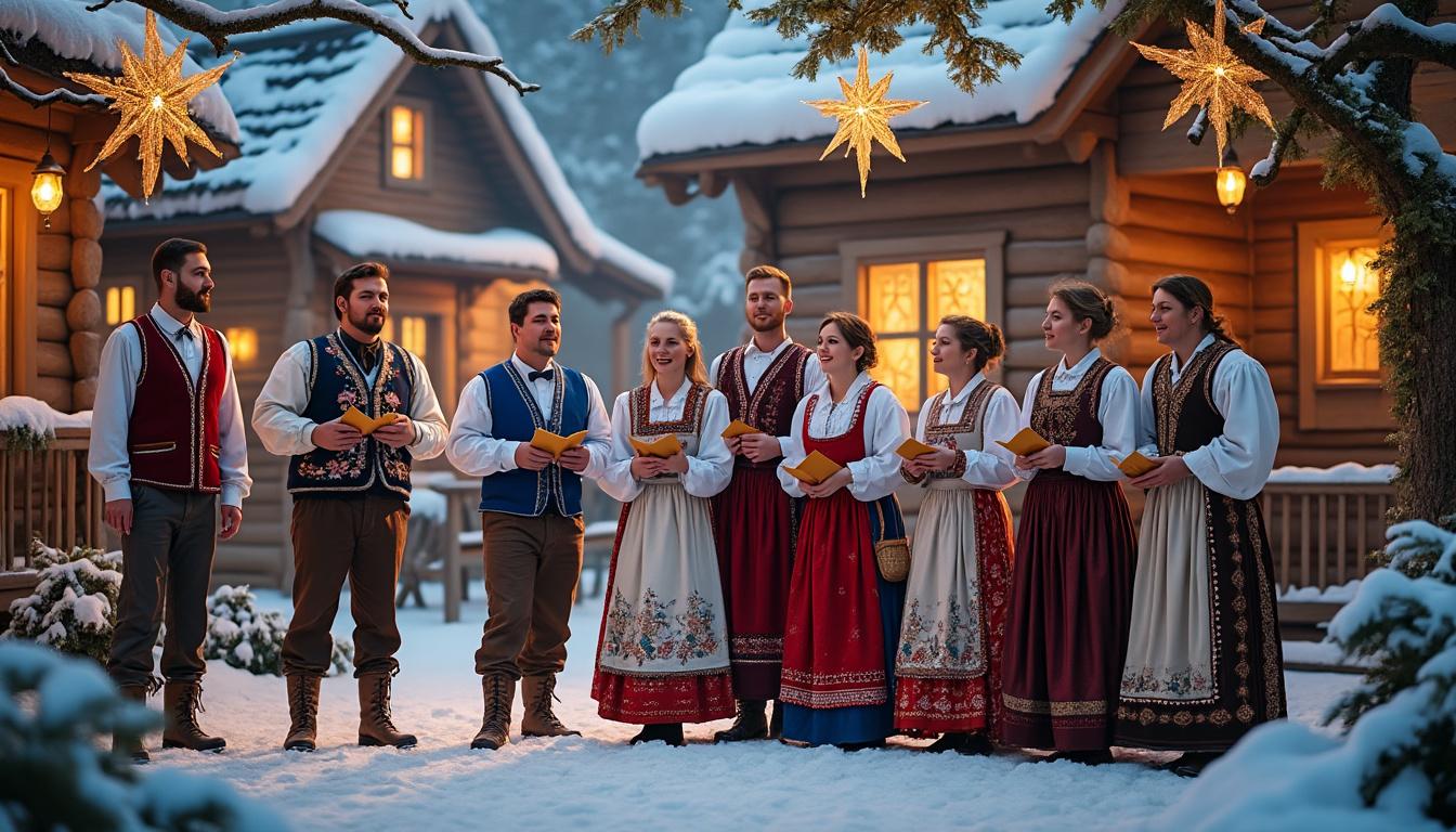 descoperă colindele tradiționale românești și semnificația lor profundă în cultura populară, păstrând vie tradiția și spiritul sărbătorilor de iarnă.