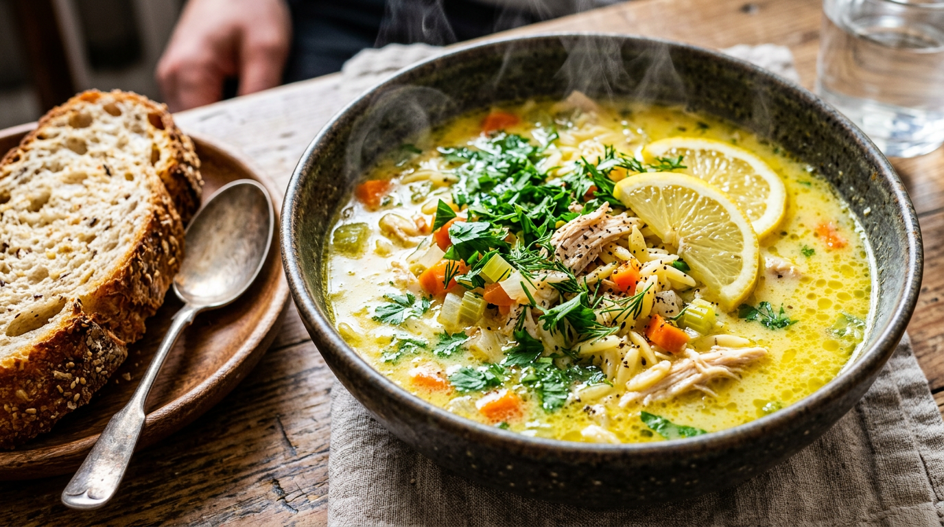 descoperă rețeta autentică pentru ciorbă de pui a la grec, un preparat delicios și simplu de realizat acasă, perfect pentru orice ocazie.