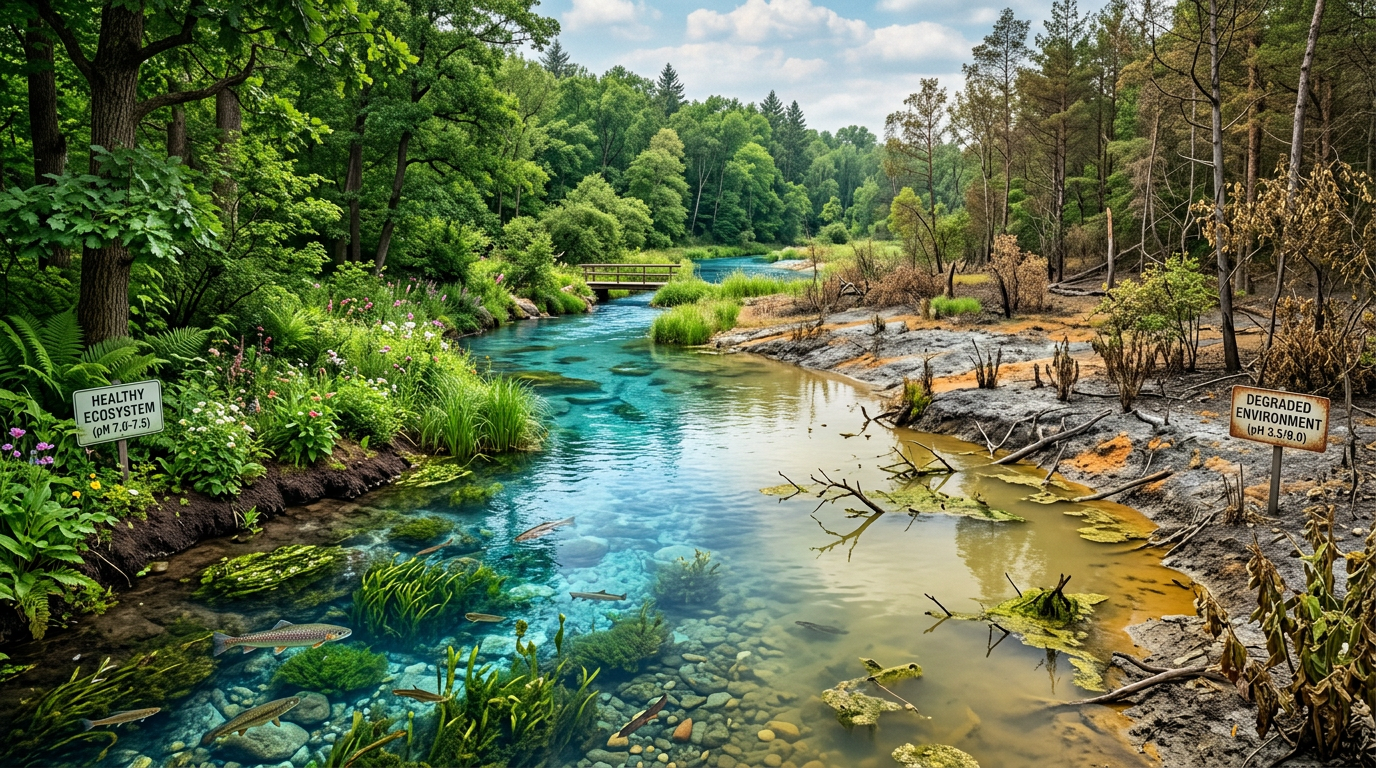 află ce este ph-ul și cum influențează mediul înconjurător, impactul său asupra solului, apei și organismelor vii pentru a proteja ecosistemele.