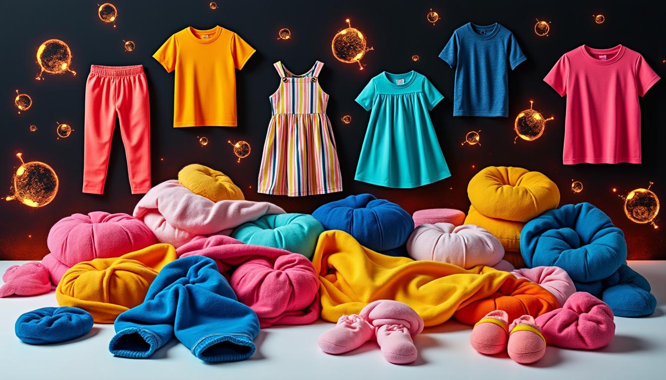 atenție la hainele copiilor! sursele nesigure pot conține plumb periculos care amenință dezvoltarea sănătoasă a creierului celor mici. protejează-i alegând haine sigure și certificate.