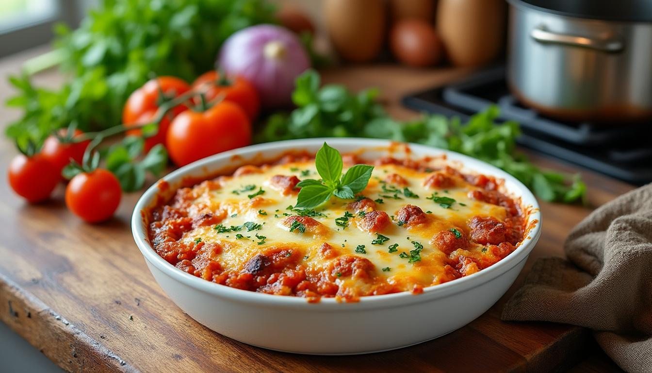 descoperă rețeta perfectă pentru a pregăti o musaca de cartofi delicioasă acasă, pas cu pas, pentru un gust autentic și savuros.