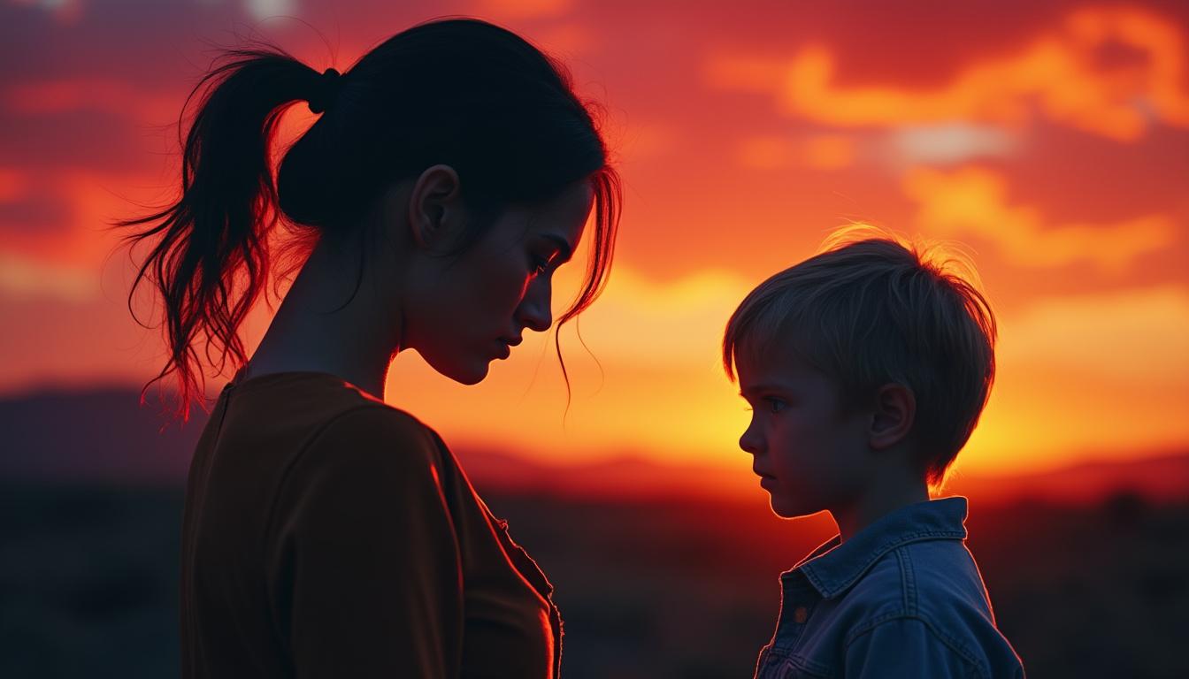 o poveste emoționantă despre conștientizarea distanței dintre mamă și copil, reflectând asupra greșelilor făcute și pașilor pentru a reconstrui relația.