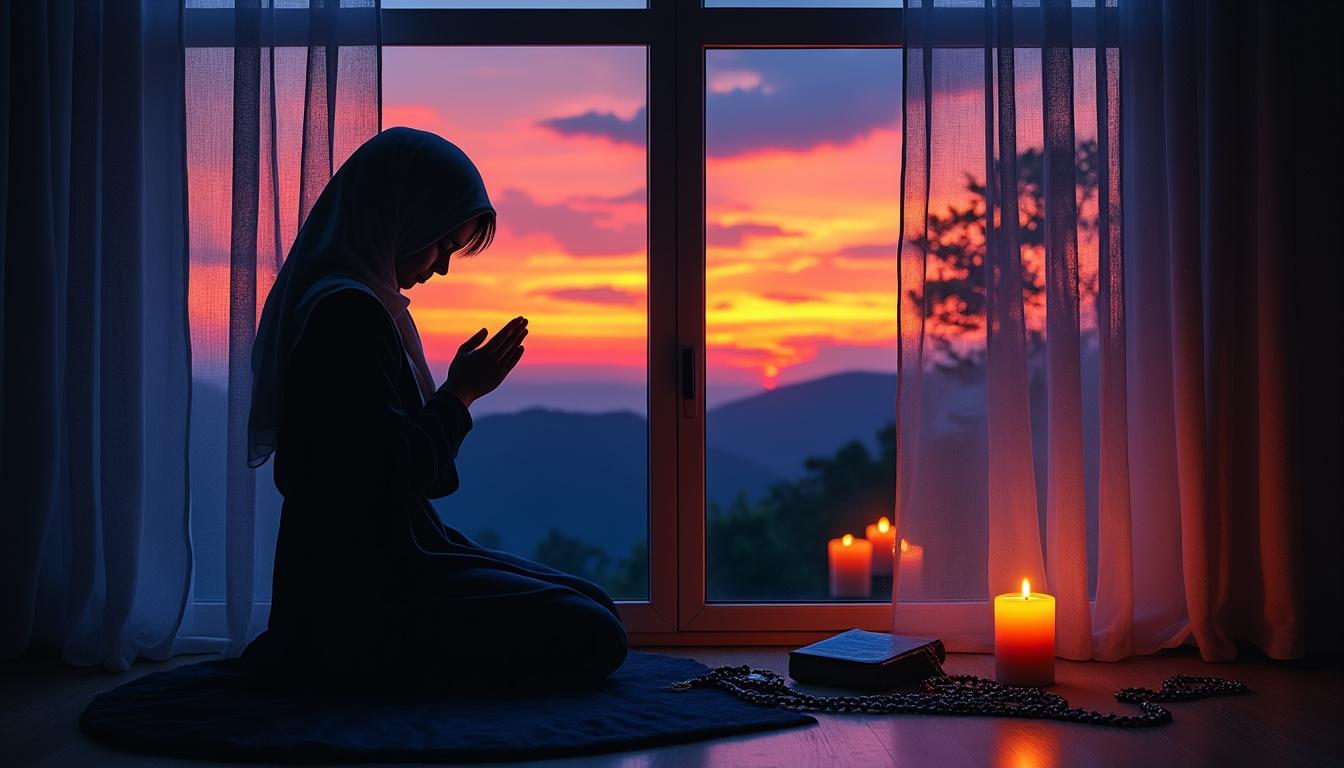 descoperă importanța rugăciunilor de seară pentru a aduce liniște sufletească și pace interioară la finalul zilei.