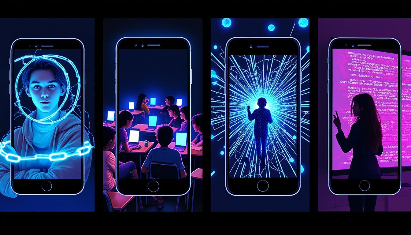 descoperă 4 documentare captivante despre dependența adolescenților de telefoane, pentru o vacanță educativă plină de învățături importante.