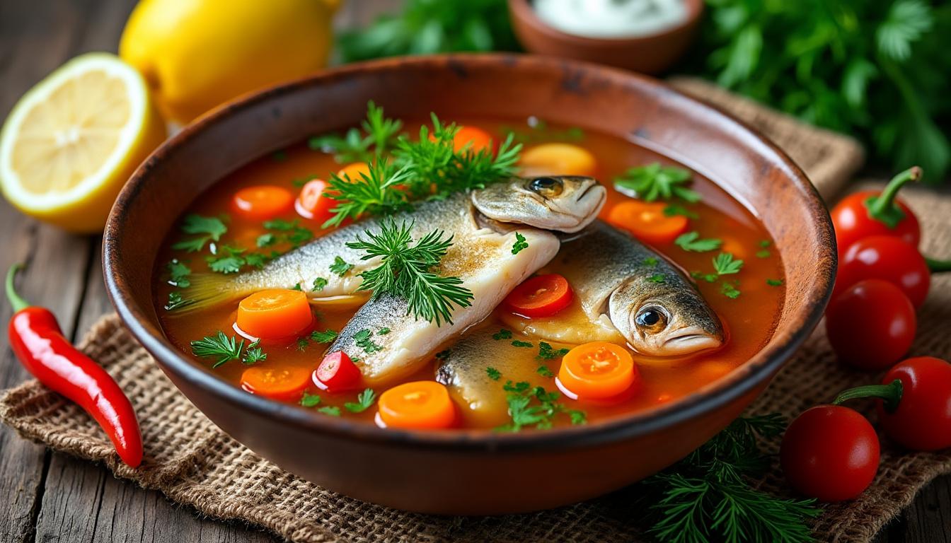 descoperă rețeta tradițională de ciorbă de pește și sfaturi utile pentru a obține un gust autentic, savurând o delicatesă românească plină de savoare.