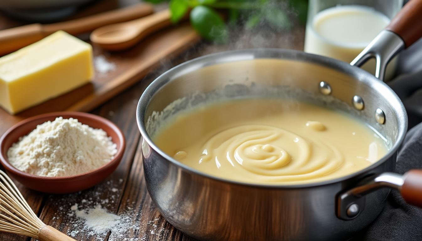 învață cum să prepari sos bechamel perfect acasă cu această rețetă simplă și detaliată. sfaturi pas cu pas pentru un sos cremos și delicios.