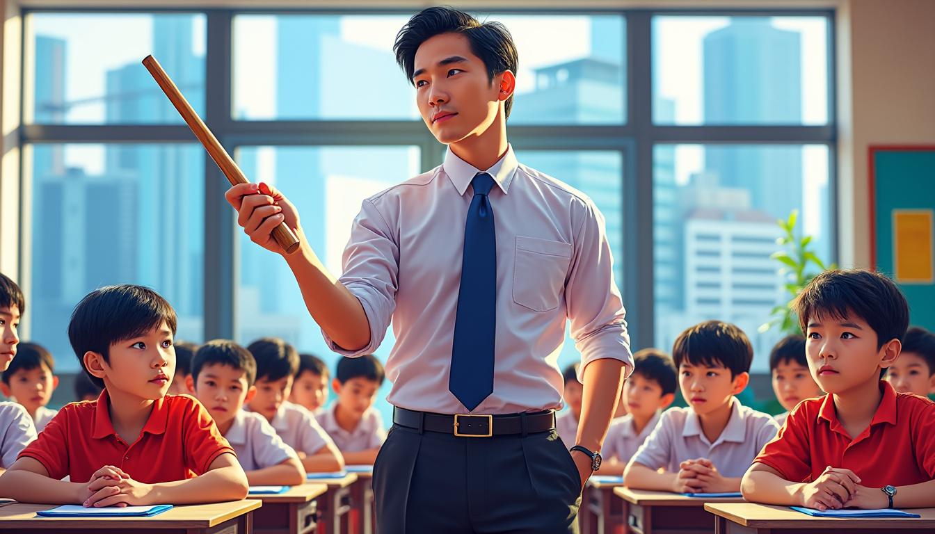 singapore introduce o măsură surprinzătoare: profesorii băieților pot folosi corecții fizice cu nuiaua pentru a combate hărțuirea, parte a noii strategii educaționale.