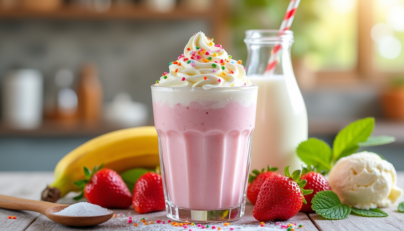 descoperă rețeta simplă și rapidă pentru a prepara un milkshake delicios acasă, folosind ingrediente proaspete și ușor de găsit.