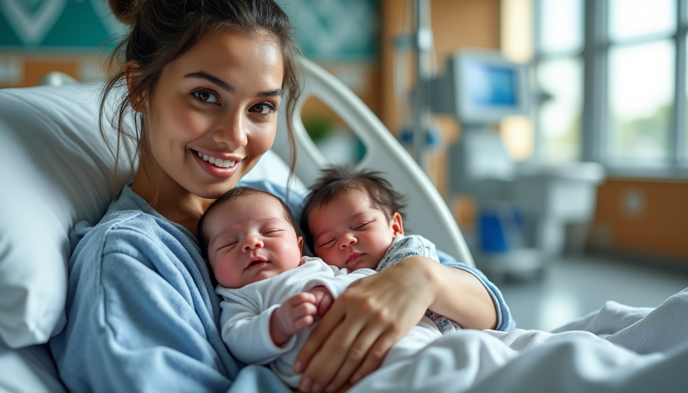 descoperă povestea uimitoare a unei femei care a născut gemeni cu tați diferiți în aceeași sarcină, un fenomen biologic rar și captivant.