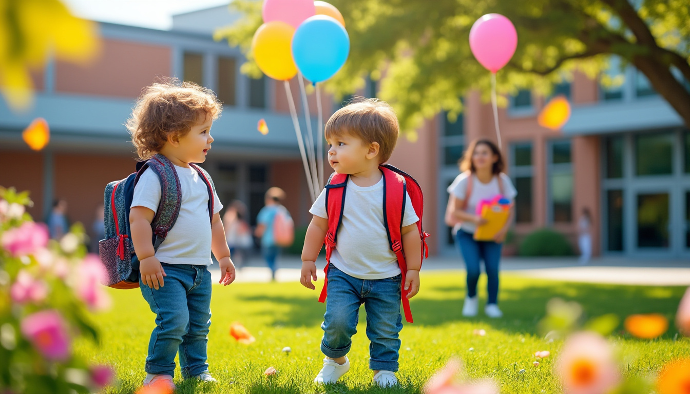 descoperă emoțiile primei zile de școală pentru copiii celebrităților, cu declarații adorabile precum „sunt puțin emoționat, mama!”.